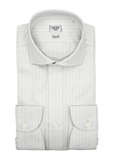 Camicia Needle Bianca A Quadri