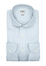 Blue Zephir Cotton Business Shirt