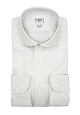 Camicia Cotone Chambray Super Bianco