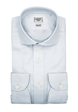 Camicia Super Piumino In Pregiato Cotone Egiziano Bianca Porcellana