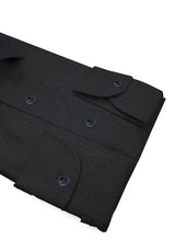 Business Comfort Shirt TP2 Stretch Poplin Graphite Black