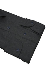 Business Shirt Gaia Stretch Poplin Black