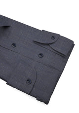 Camicia Cotone Chambray Super Blu di Prussia