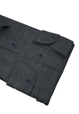 Zephir Medea Black Cotton Business Shirt