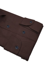 Mahogany Brown TP2 Stretch Poplin Business Comfort Shirt