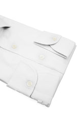 Camicia Piumino In Pregiato Cotone Egiziano Bianca Pura