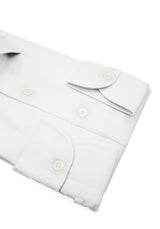 Camicia Piumino In Pregiato Cotone Egiziano Bianca