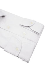 Camicia Piumino Twill In Pregiato Cotone Egiziano Giza 87 Viola