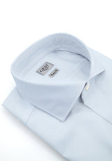 Blue Zephir Cotton Business Shirt