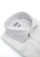 Camicia Cotone Chambray Super Bianco