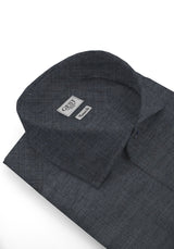 Zephir Medea Black Cotton Business Shirt