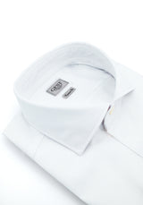 Camicia Piumino Twill In Pregiato Cotone Egiziano Giza 87 Azzurra