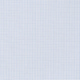 Camicia Popeline 100 Azzurra a Quadri Bianchi