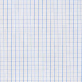 Light Blue Checked 100 Cotton Poplin Shirt