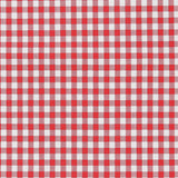 Camicia Cotone Zephir a Quadri Rosso