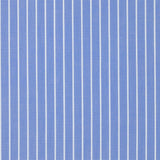 Camicia Needle Popeline Azzurra Con Righe Bianche