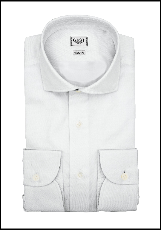 Camicia Business Cotone Zeus Bianca/Azzurra