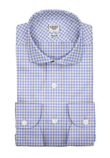 Blue Checkered Zephir Cotton Shirt