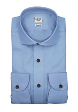 Business Comfort Shirt TP2 Stretch Poplin Royal Blue