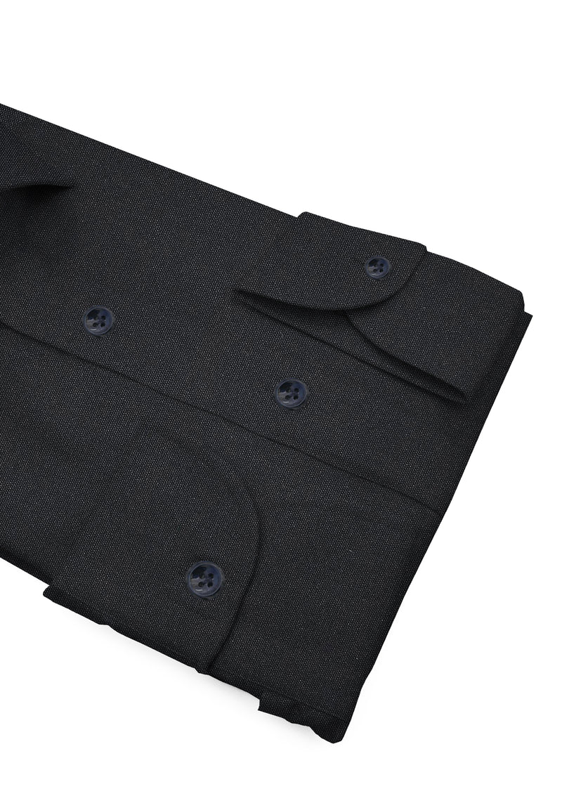 Comfort Shirt TP2 Stretch Poplin Graphite Black