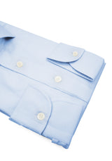 Super Down Shirt In Fine Egyptian Cotton Giza 87 Light Blue