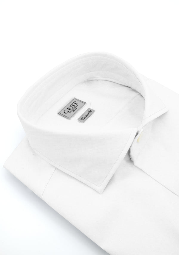 White Zephir Cotton Business Shirt