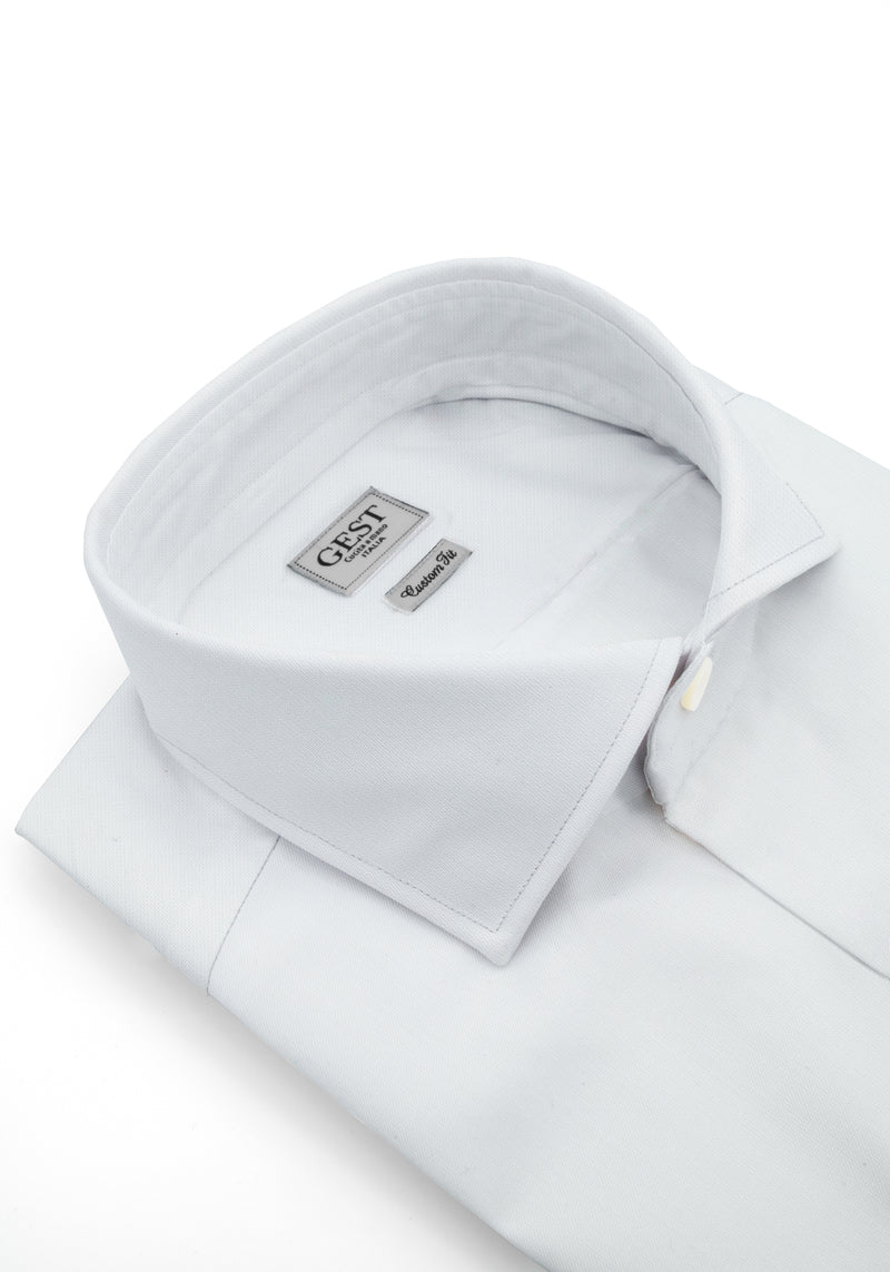Zephir Medea White Cotton Business Shirt